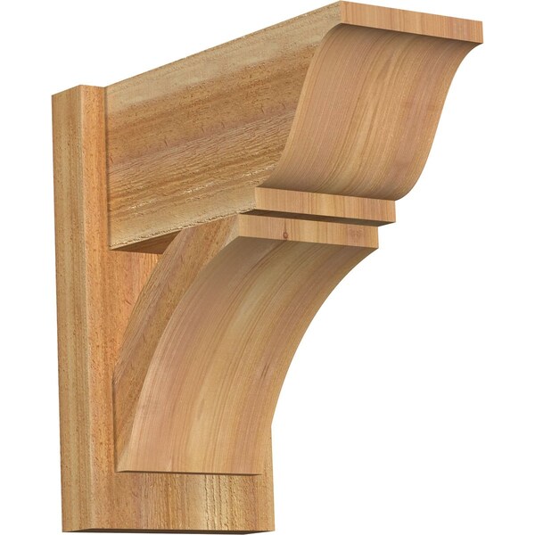 Ekena Millwork Thorton Traditional Rough Sawn Outlooker, Western Red Cedar, 8"W x 16"D x 16"H OUT08X16X16THR01RWR - main